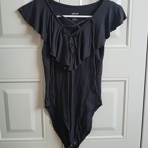 Soft AERIE Laceup Bodysuit